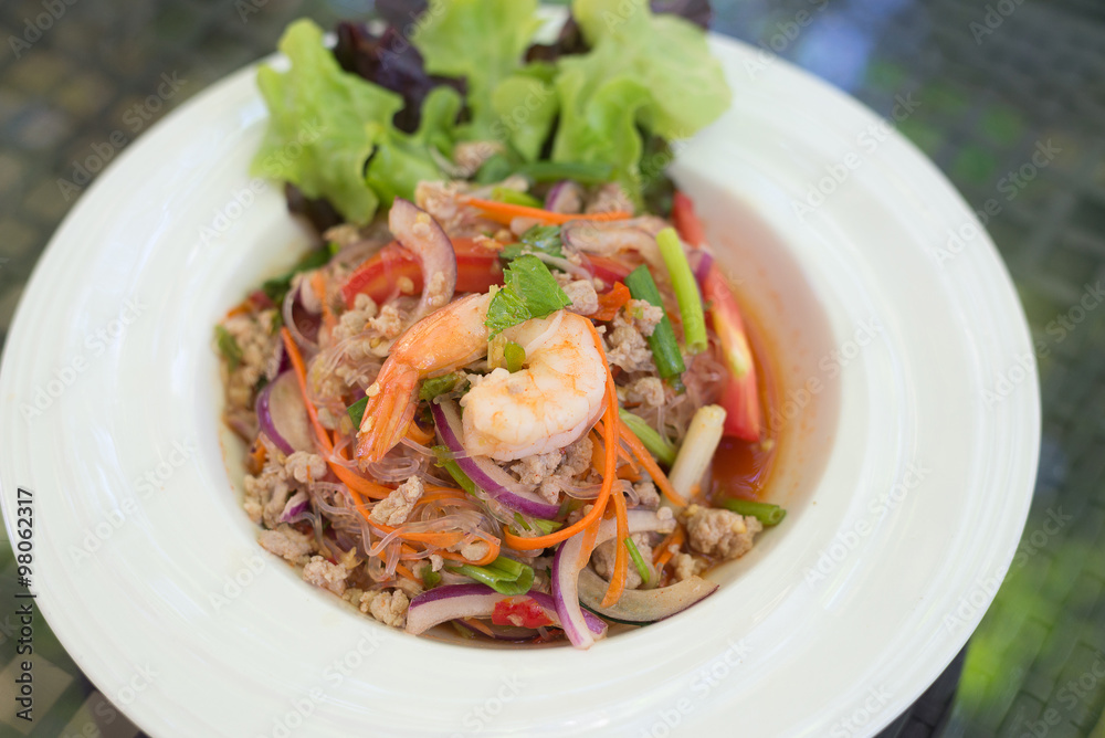 spicy vermicelli salad