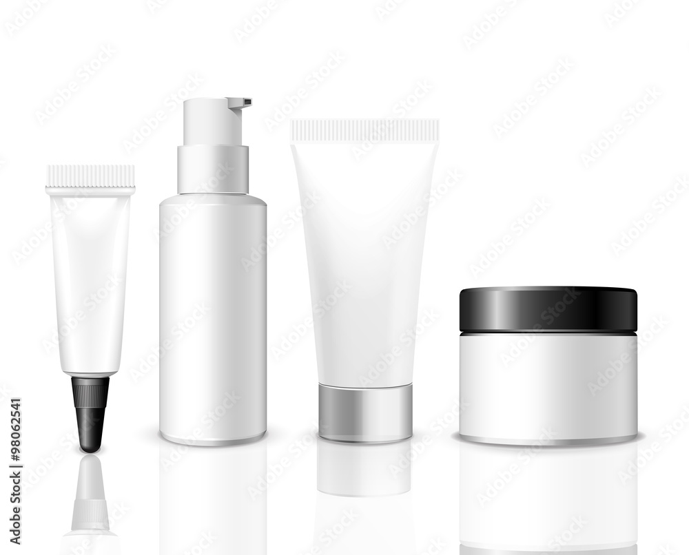 Realistic vector packaging template Realistic vector packaging template