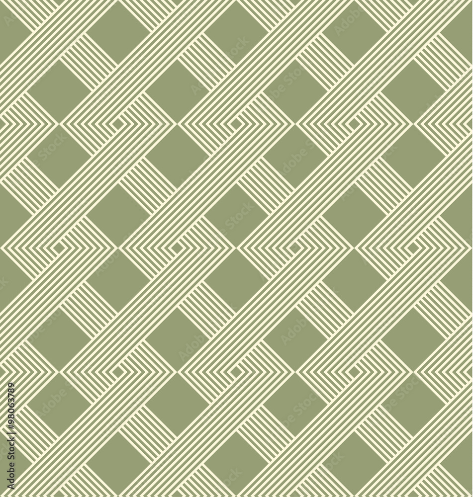Geometric seamless pattern with weave style. Geometric seamless pattern with weave style.