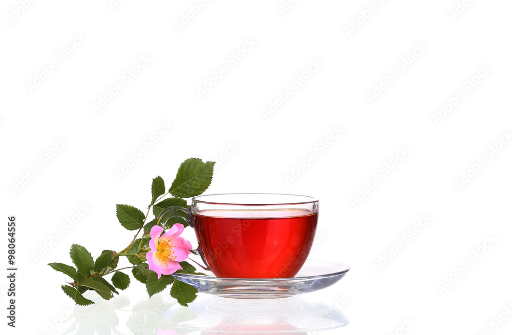 Herbal tea isolated on white background Herbal tea isolated on white background