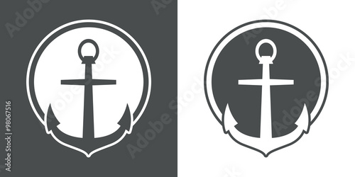 Icono plano ancla #1