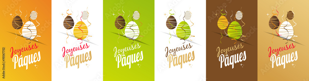 Fototapeta premium Joyeuses Pâques