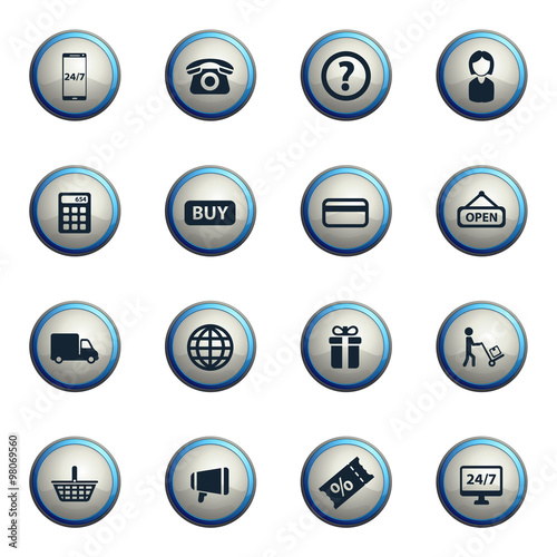 E-commerce simply icons