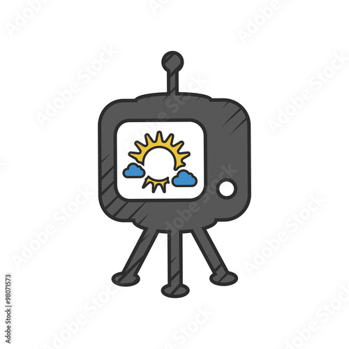 weather icon on white background