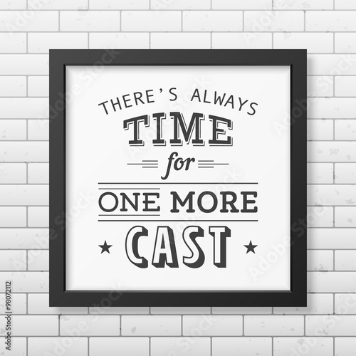 Quote typographical Background in the black frame 