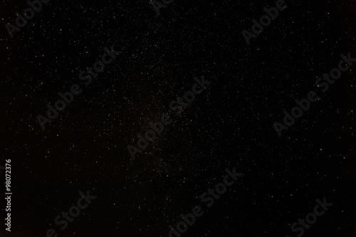 Real Night Sky With Bright Stars Background Texture