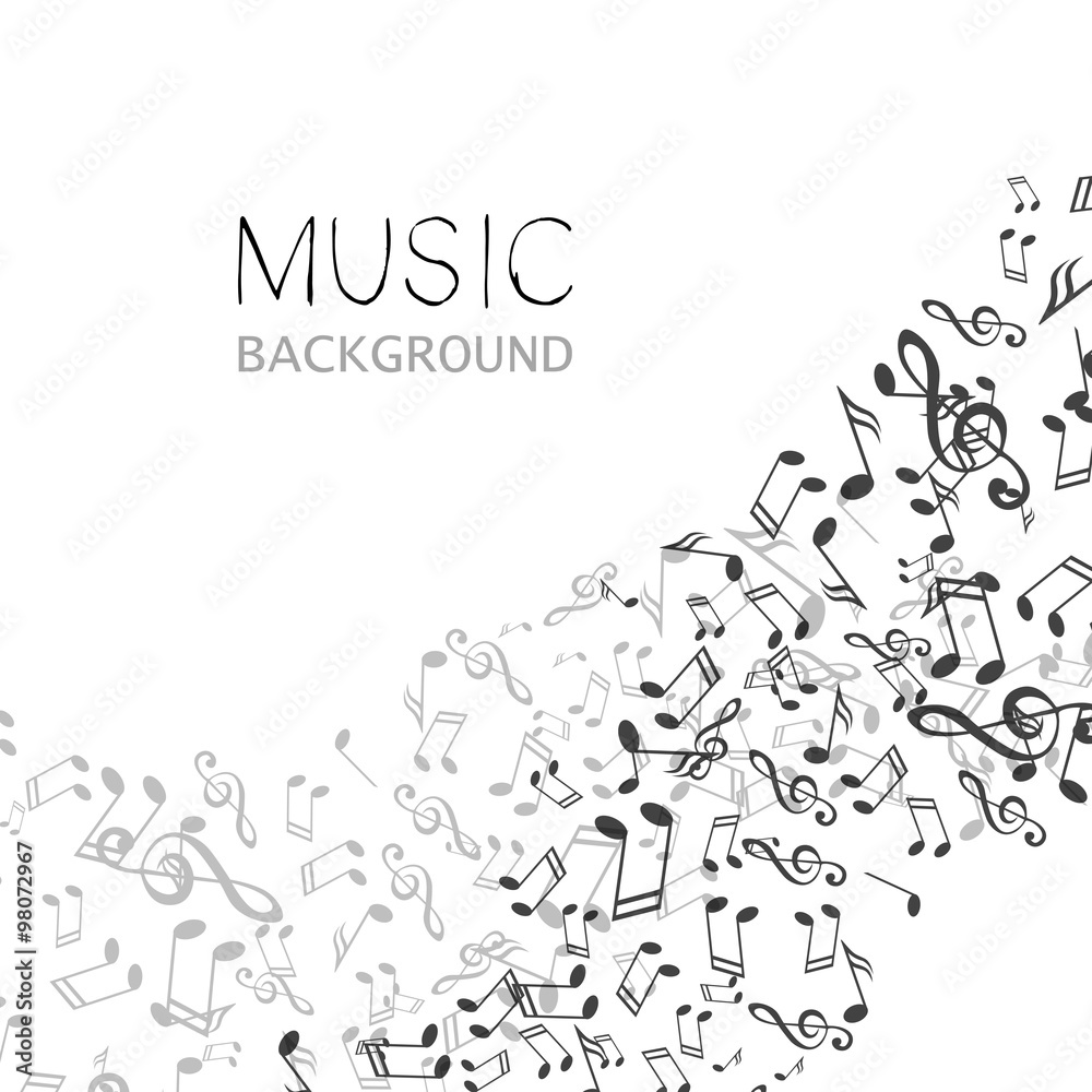 Vector Illustration of an Abstract Music Design Vector Illustration of an Abstract Music Design