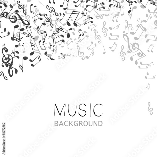 Vector Illustration of an Abstract Music Design