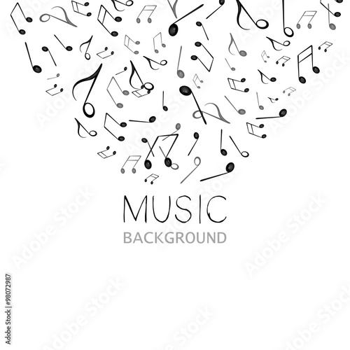 Vector Illustration of an Abstract Music Design