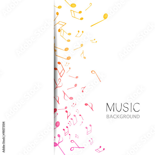 Vector Illustration of an Abstract Music Design