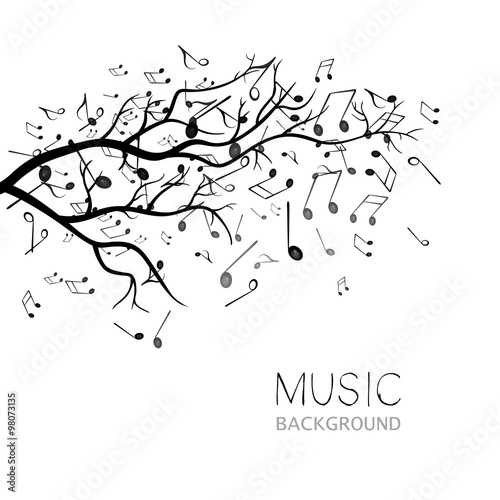 Vector Illustration of an Abstract Music Design