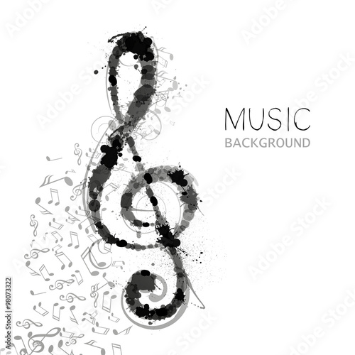 Vector Illustration of an Abstract Music Design