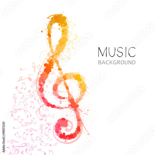 Vector Illustration of an Abstract Music Design