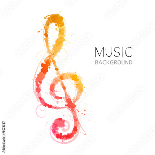 Vector Illustration of an Abstract Music Design