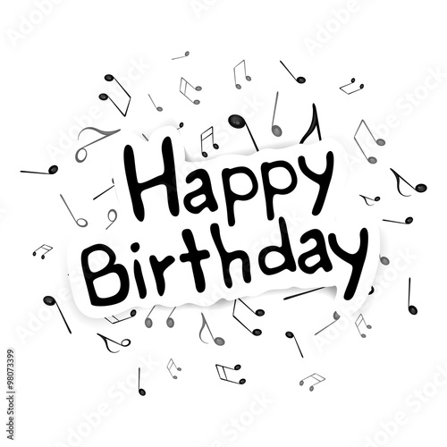 Vector Illustration of a Birthday Card