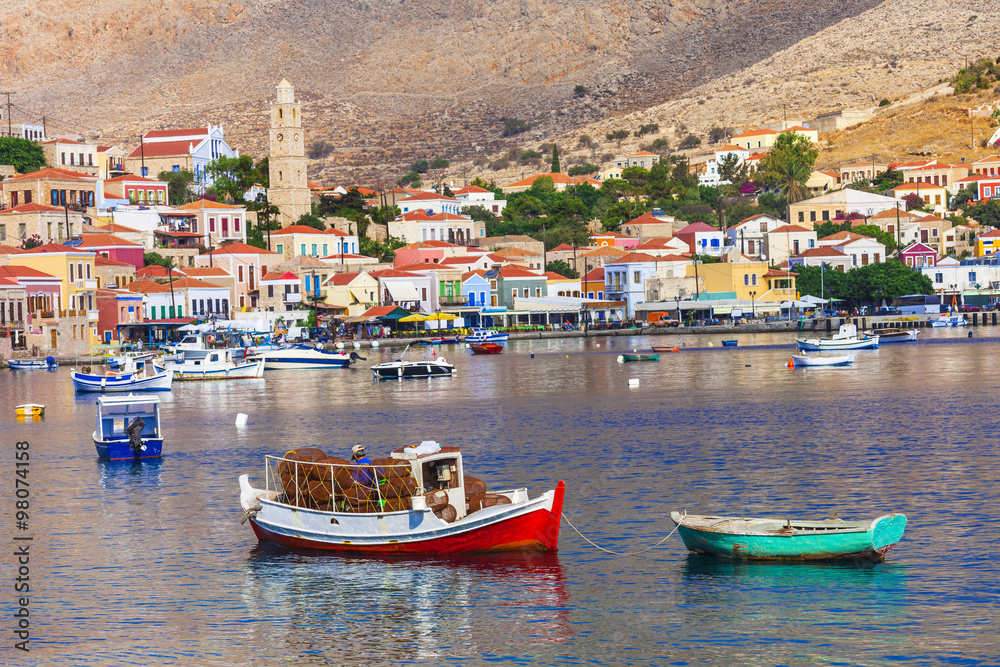 traditional Greece -pictorial Chalki island