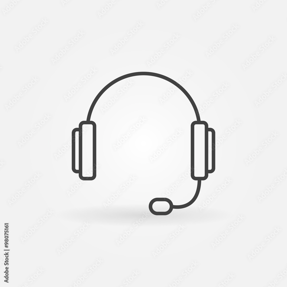 Customer Service icon or logo Customer Service icon or logo