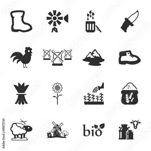 16 icons universal set for web and mobile