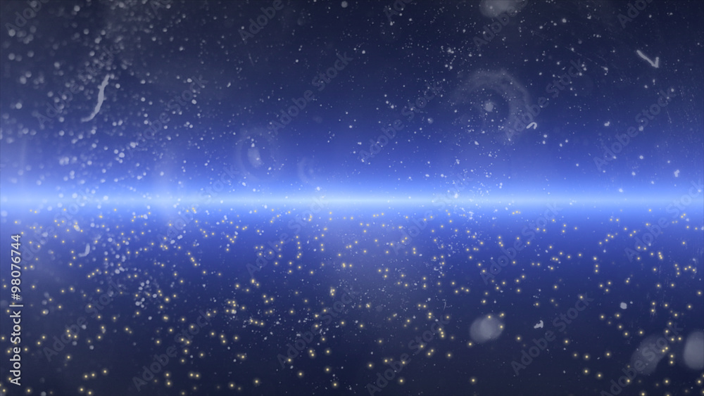 Obraz premium 青いライン