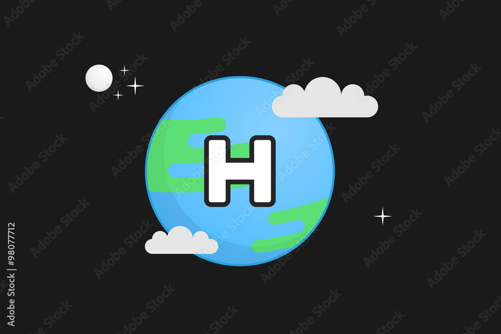 Obraz premium Earth illustration