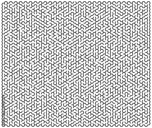 Maze illustration challenge game