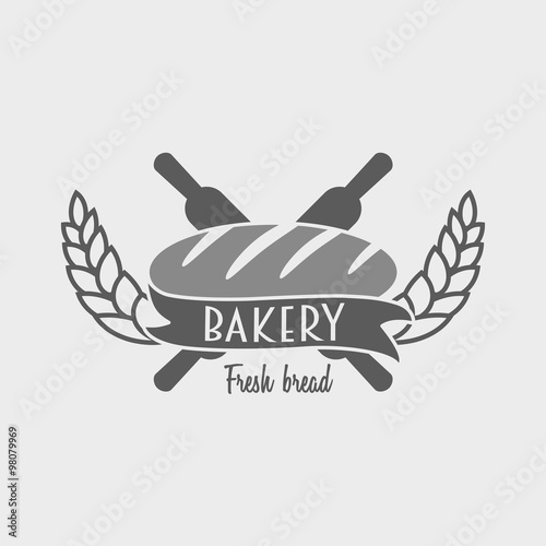 Vintage bakery label, badge or logo concept. Can be used to design business cards, shop windows, posters, flyers, etc.