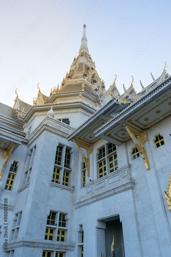 Roof Buddhist temple .