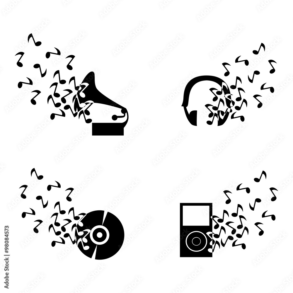 Obraz premium the music set
