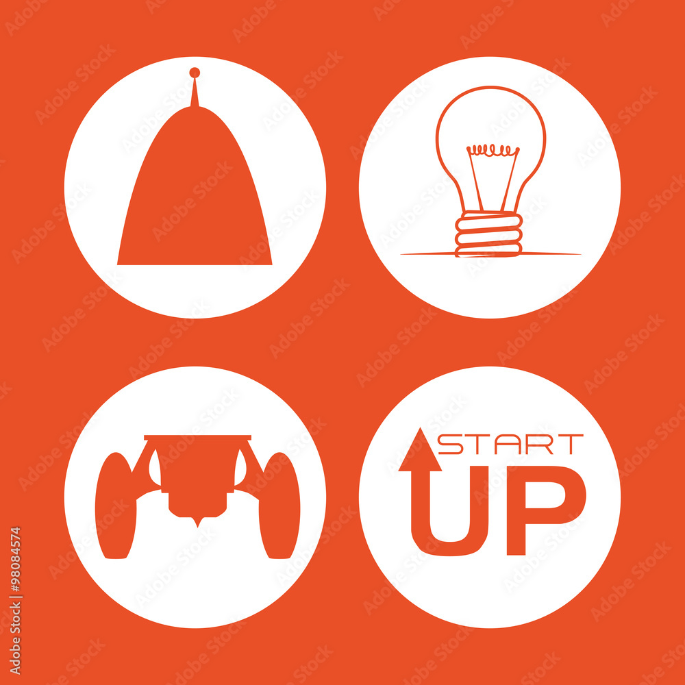 Start up icons design Start up icons design