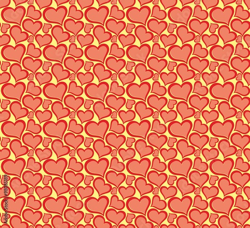 Background with hearts.