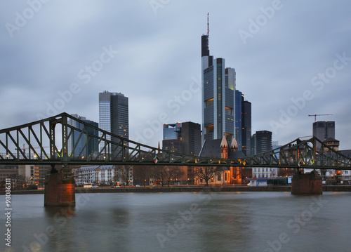 Panoramic view of Frankfurt am Main. Germany © Andrey Shevchenko