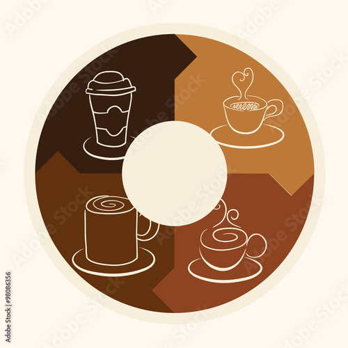 Cofee icons design 