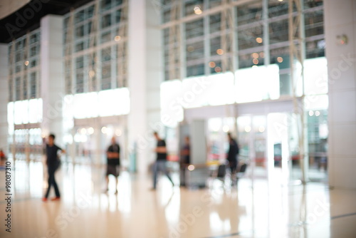 Blurred of Security Checkpoint