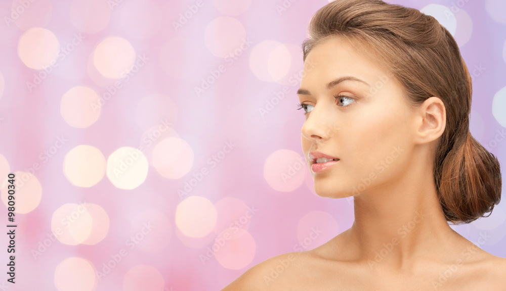 Fototapeta premium beautiful young woman face