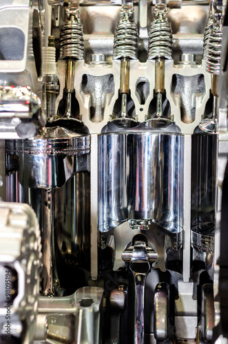 car piston , car engine models