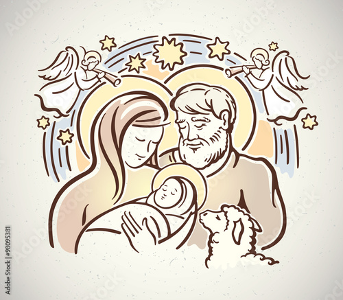 Nativity of the Lord Jesus Christ. Christmas.