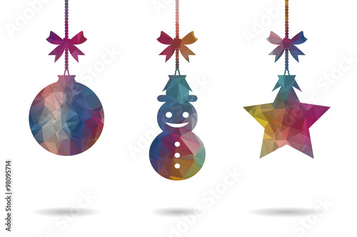 christmas ornaments background