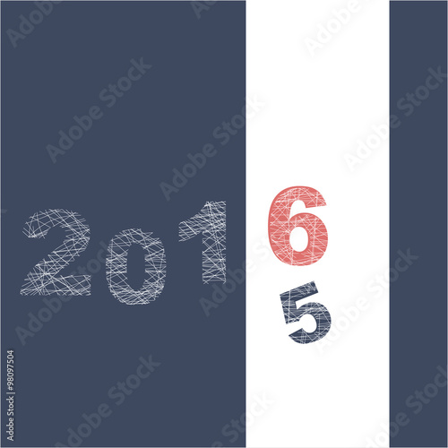 2016 changes in 2015, on an abstract background