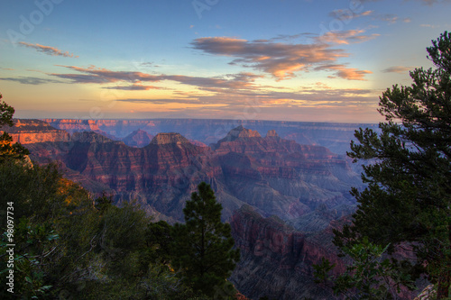 The grand canyon from North Rim