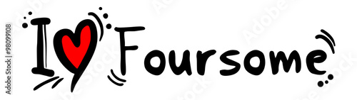 Konstfotografi Foursome love