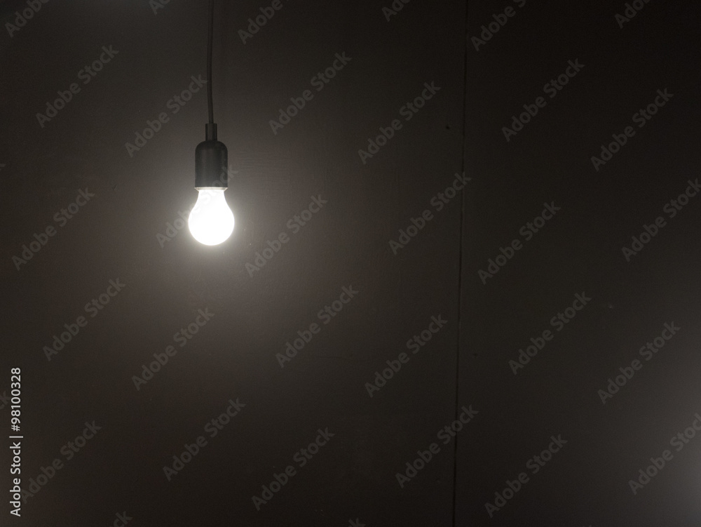 Single Light Bulb - obrazy, fototapety, plakaty 