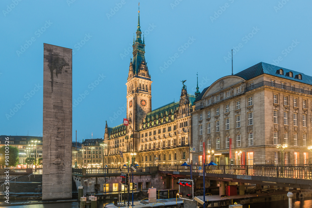 Fototapeta premium Hamburg Town Hall