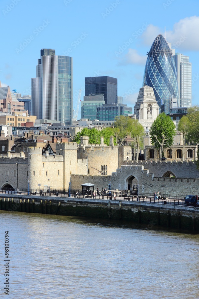 Obraz premium London skyscrapers