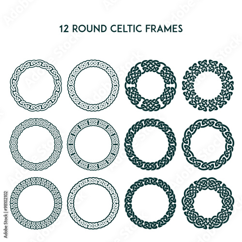 Round Celtic Frames
