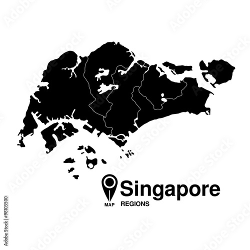 Photography Regions map of Singapore