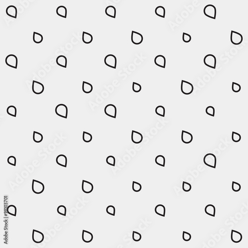 Pattern drops monochrome minimalistic shapes