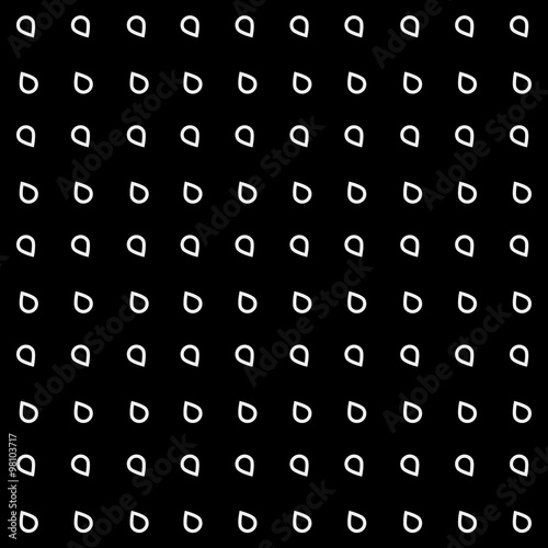 Pattern drops monochrome minimalistic shapes