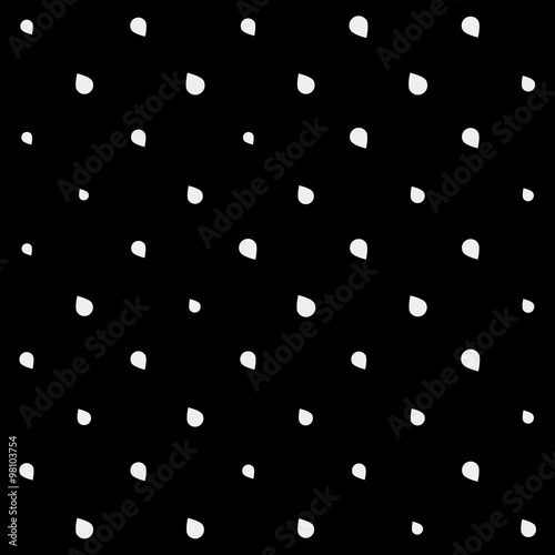 Pattern drops monochrome minimalistic shapes