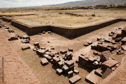 Puma Punku Stone Blocks - Bolivia photo