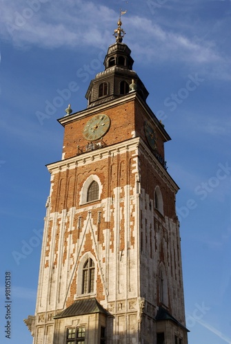tower of City Hall in Krakow